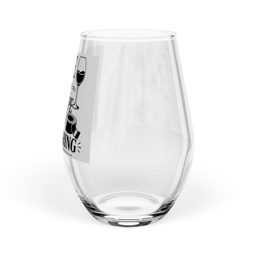 Stemless Wine Glass – “Wine Is Like Duct Tape, It Fixes Everything” – Funny Gift Glass