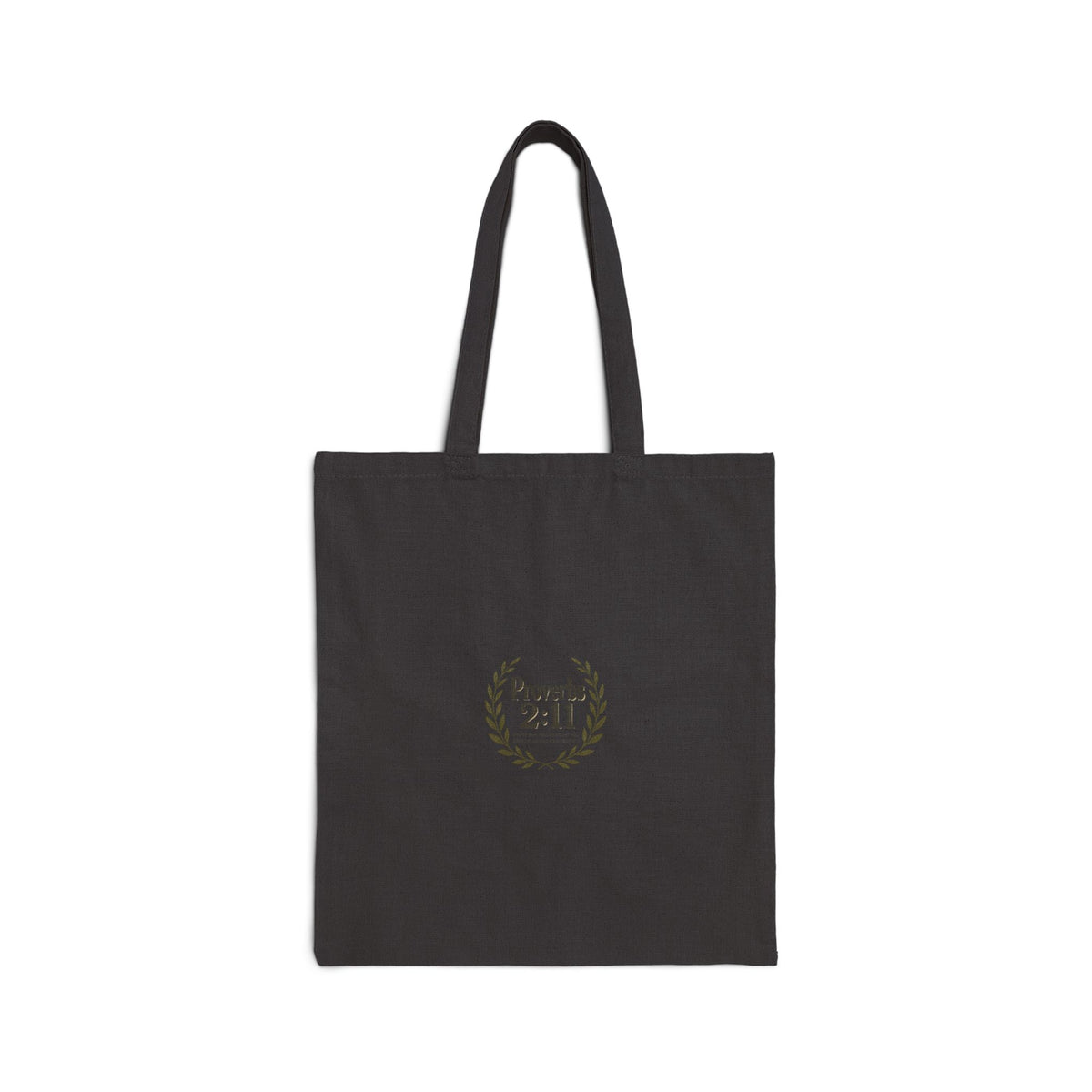 Proverbs 2:11 Canvas Tote Bag — Faith-Inspired Scripture Grocery & Bible Study Tote
