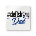 Cleft Strong Dad Cork Coaster Set – Awareness Ribbon Drink Coasters