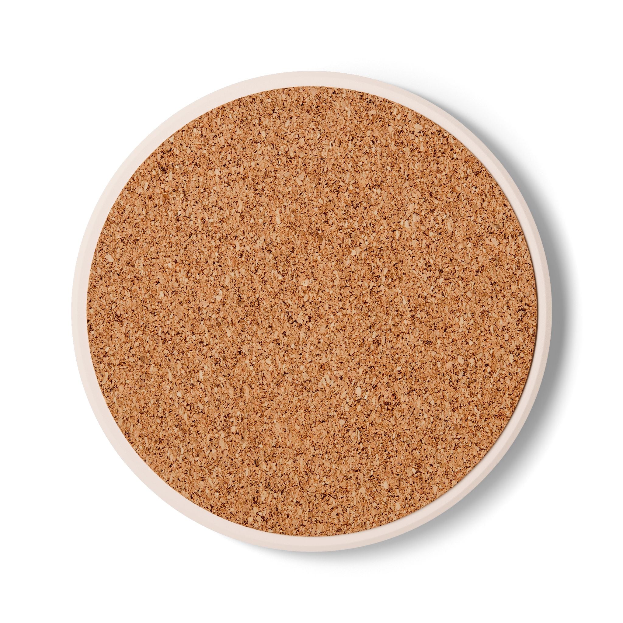 Wine Is My Love Language Ceramic Coaster — Floral Vineyard Drink Coaster