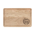 Personalized Engraved Wooden Cutting Board — Custom "Made with Love" Kitchen Gift