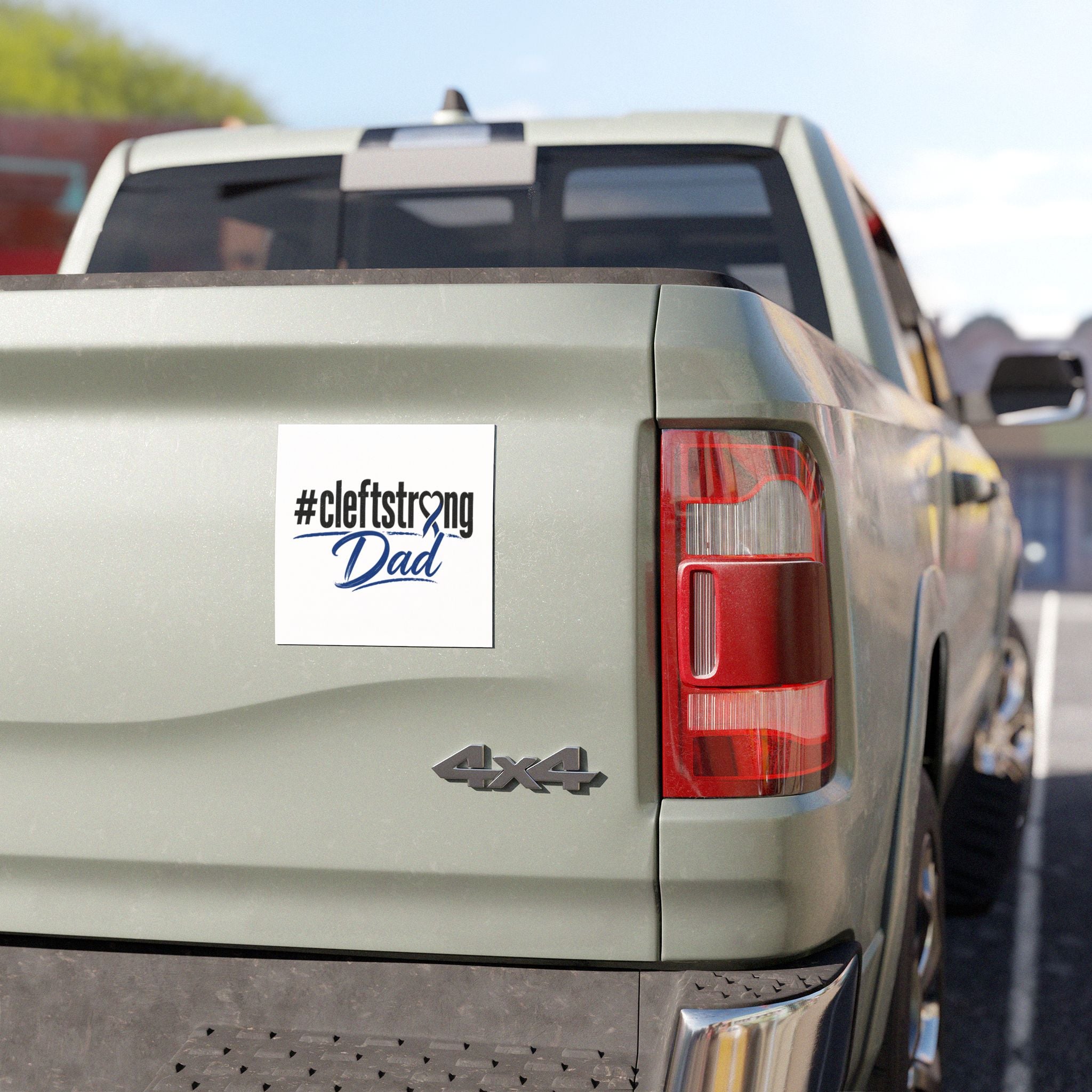 #CleftStrong Dad Car Magnet — Cleft Lip/Palate Awareness Support Magnet