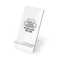 Foldable Phone Stand — "As for me and my household we shall serve the Lord" Christian Mobile Display