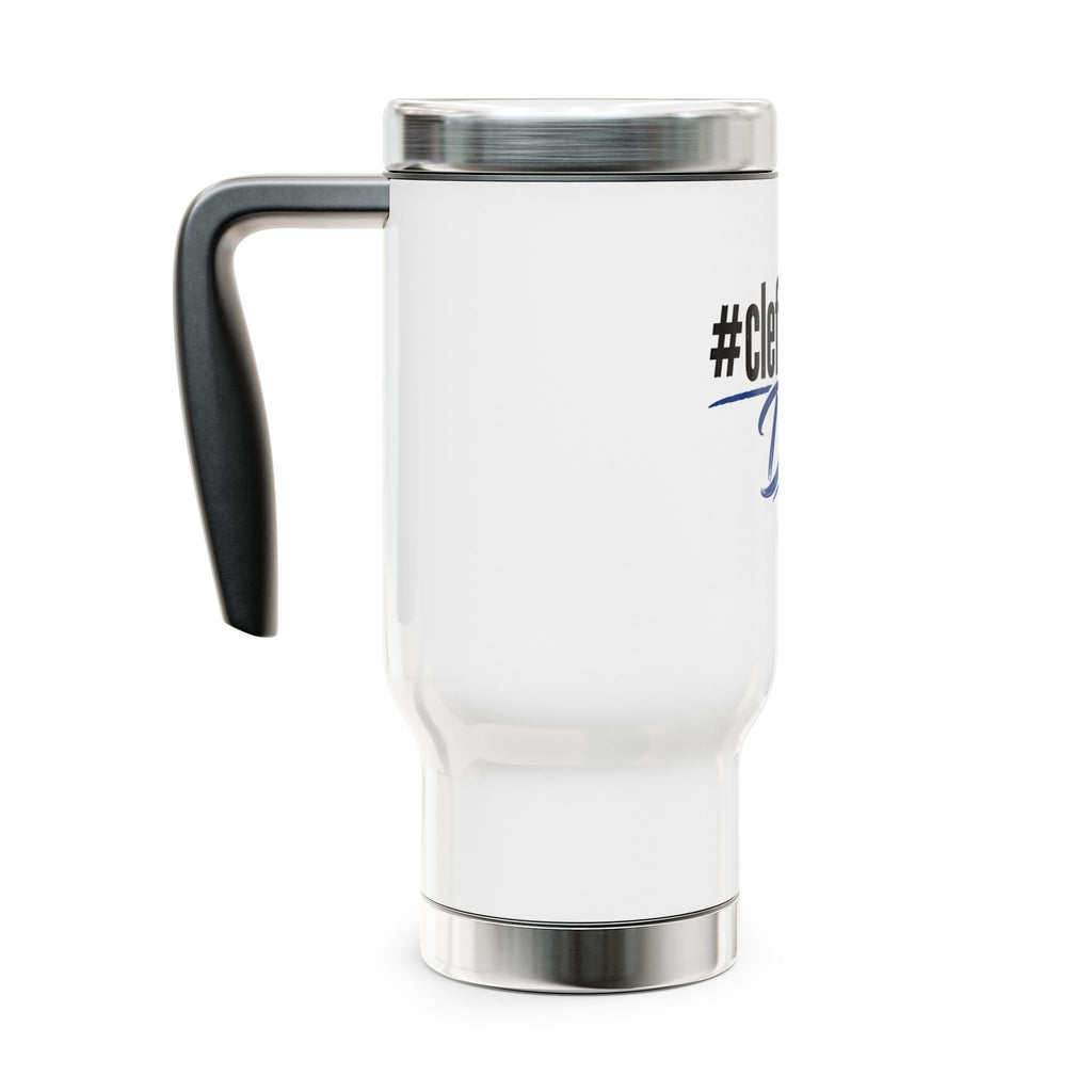 #cleftstrong Dad Travel Mug — 14oz Stainless Steel Insulated Coffee Tumbler