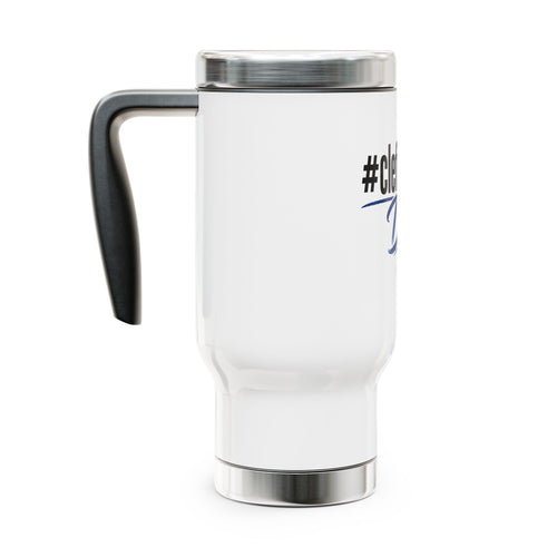 #cleftstrong Dad Travel Mug — 14oz Stainless Steel Insulated Coffee Tumbler