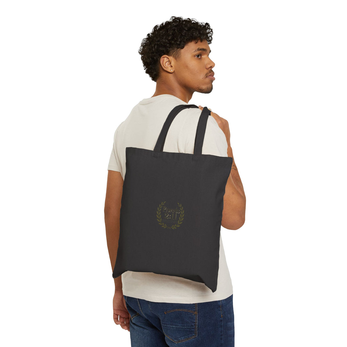Proverbs 2:11 Canvas Tote Bag — Faith-Inspired Scripture Grocery & Bible Study Tote