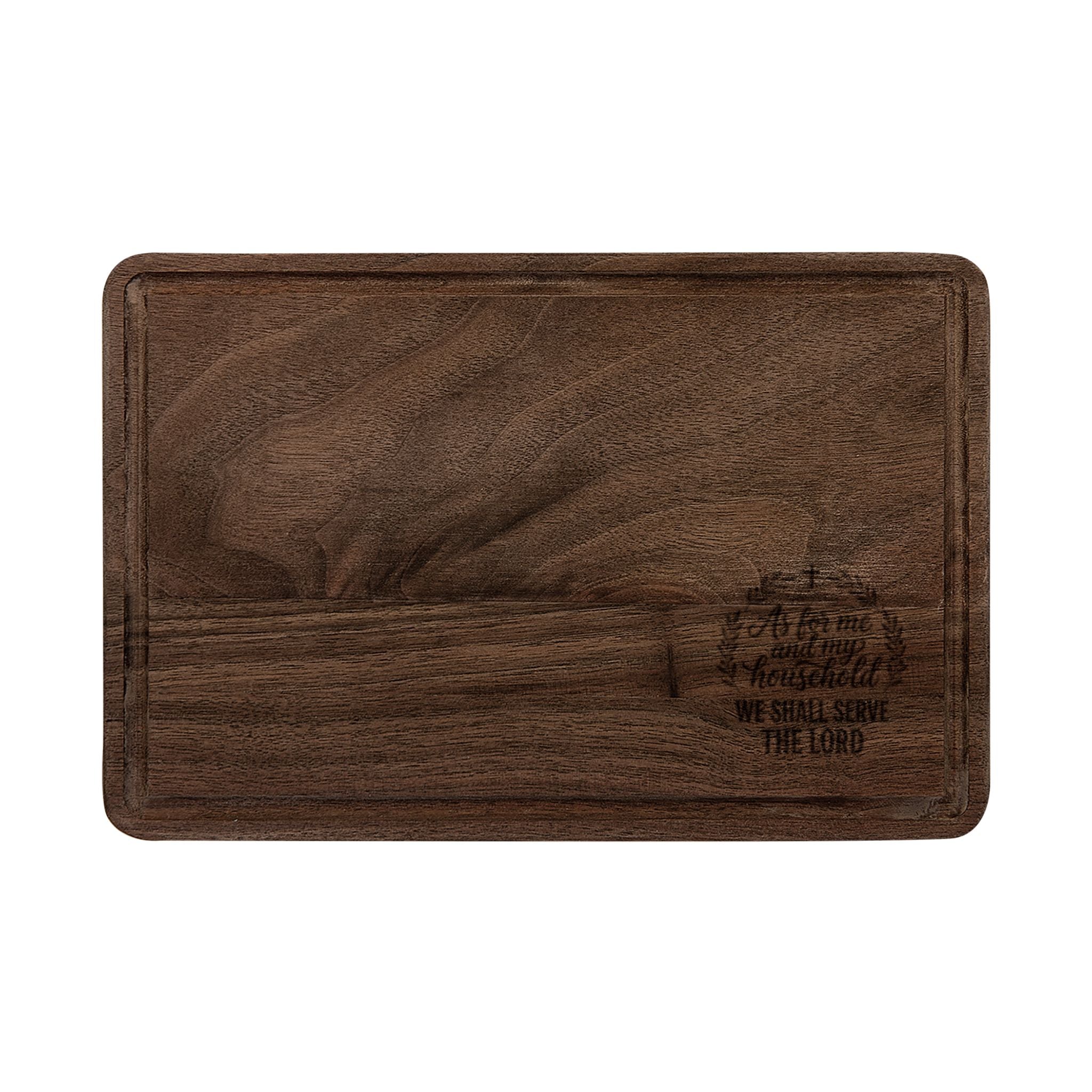 Engraved Hardwood Cutting Board — Joshua 24:15