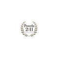Proverbs 2:11 Laurel Sticker — Faith-Inspired Bible Verse Decal