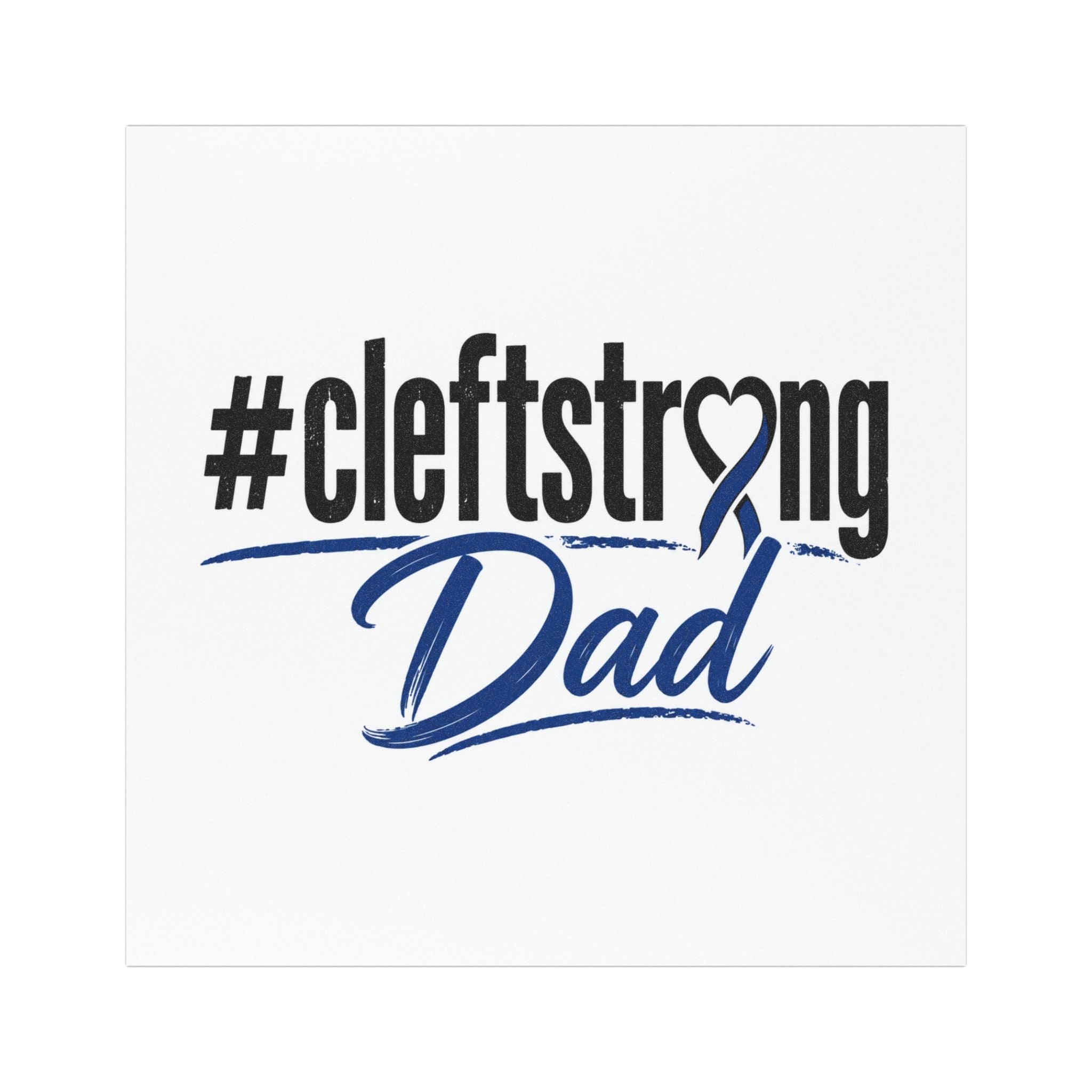 #CleftStrong Dad Car Magnet — Cleft Lip/Palate Awareness Support Magnet