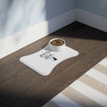 Pet Feeding Mat — "All You Need Is Love... and a" Cat & Dog Silhouette