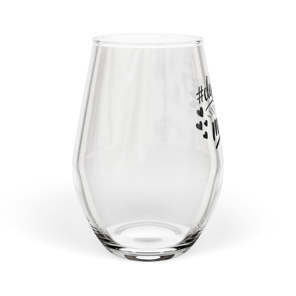 #cleftstrong Mom Stemless Wine Glass — 11.75 oz Inspirational Mother's Day Gift