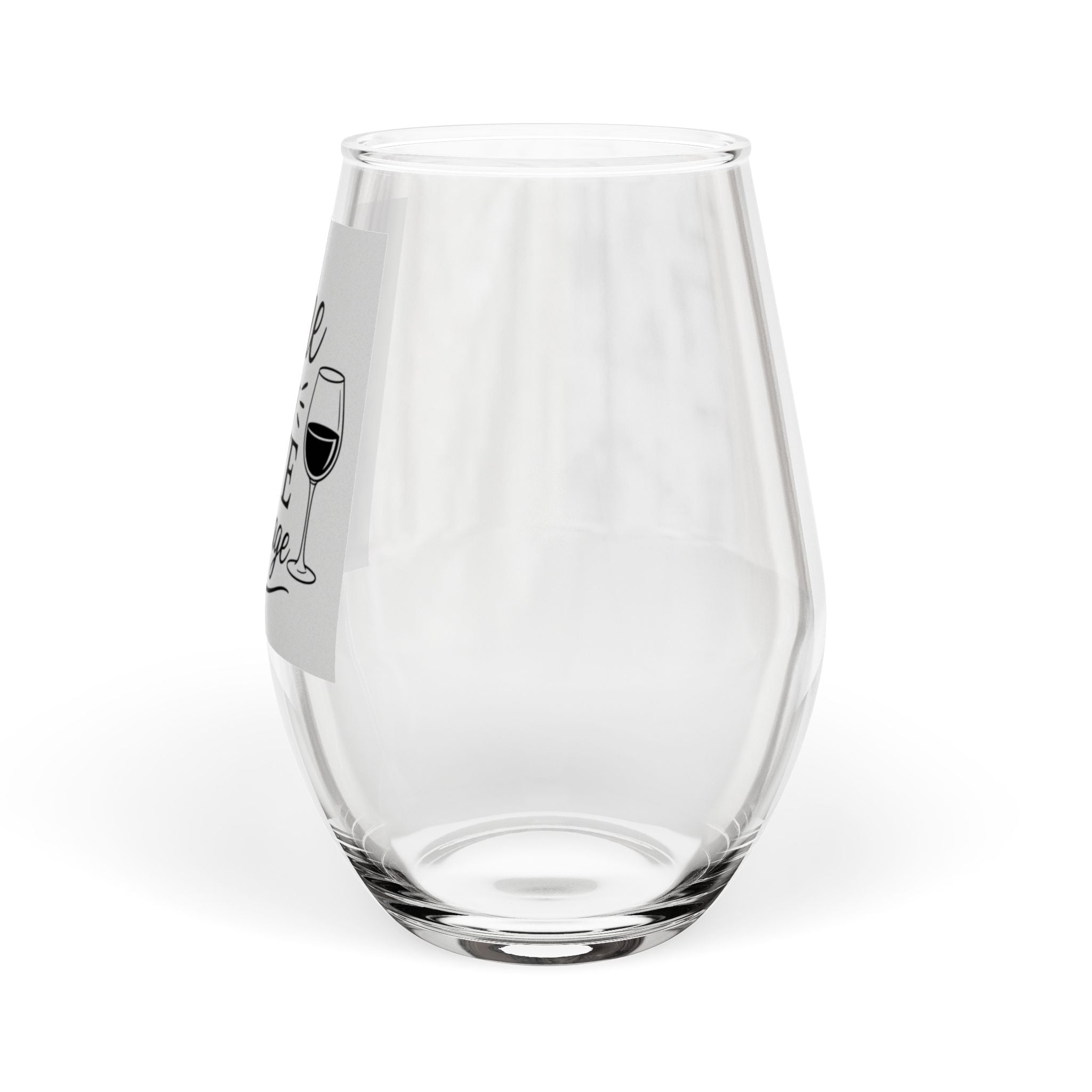 Stemless Wine Glass – “Wine Is My Love Language” 11.75oz