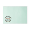 Faith, Family and Food Glass Cutting Board